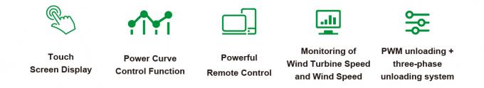 Netzgebundene Windturbinensteuerung mit Schutzfunktion LCD-Touchscreen und Mornitoring 2