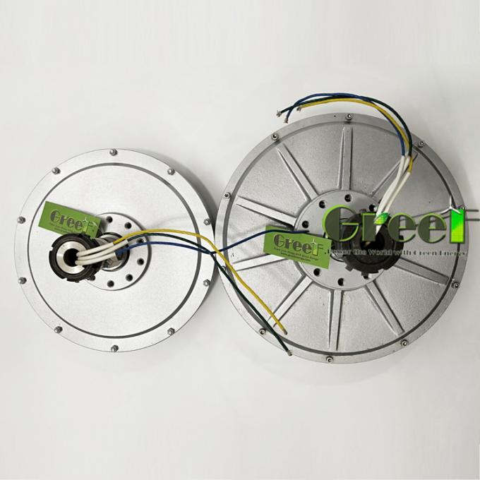 Kernloser Axialfluss-Permanentmagnetgenerator 3-Phasen-Stromerzeugung mit 3 Jahren Garantie 2