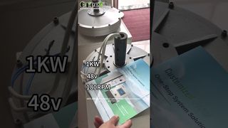 1KW-Vergleichsvideo #GREEF #grüne Energie #erneuerbare Energie #saubere Energie #Axialflusskernloser Generator