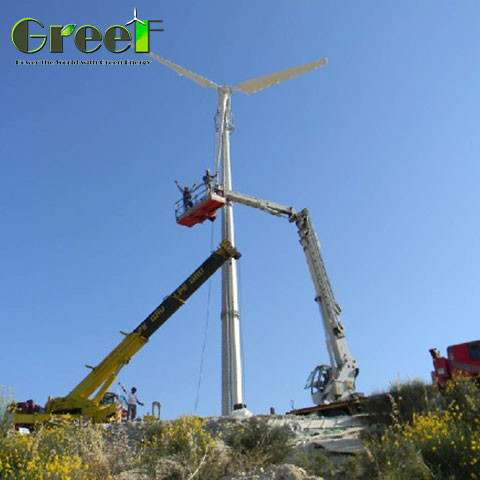 Aktives Wassersystem IP54 Schutz Horizontale Achsen-Windgenerator für die Energieerzeugung mit geringer Wartung