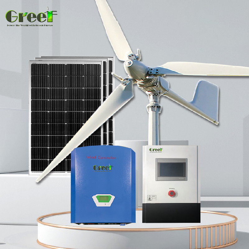 SWT 5kw 10kw Pitch Control Windkraftanlage mit LiFePO4-Batterie für ein umweltfreundliches Energiesystem
