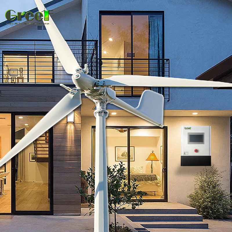 FRP-Blade Heimat-Windkraftanlage-System Aktive Schlagsteuerung für nachhaltige Energielösungen
