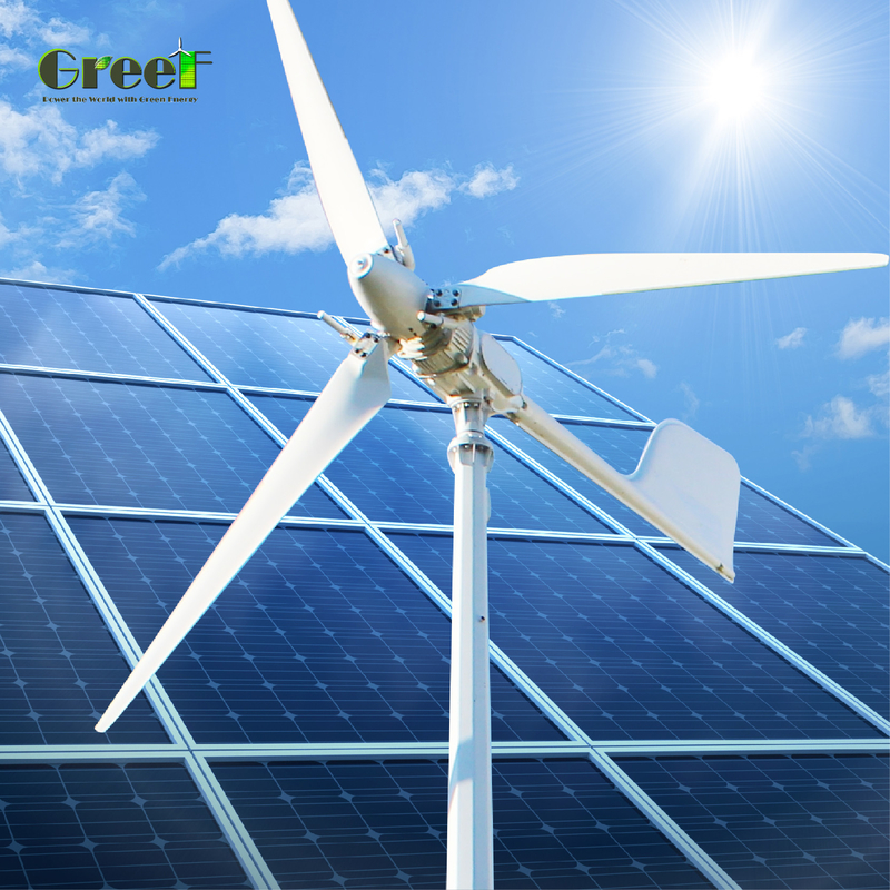 2,5 m/s Anlaufwindgeschwindigkeit Horizontalachse Windturbine für und 120-450VAC Optionale Spannung