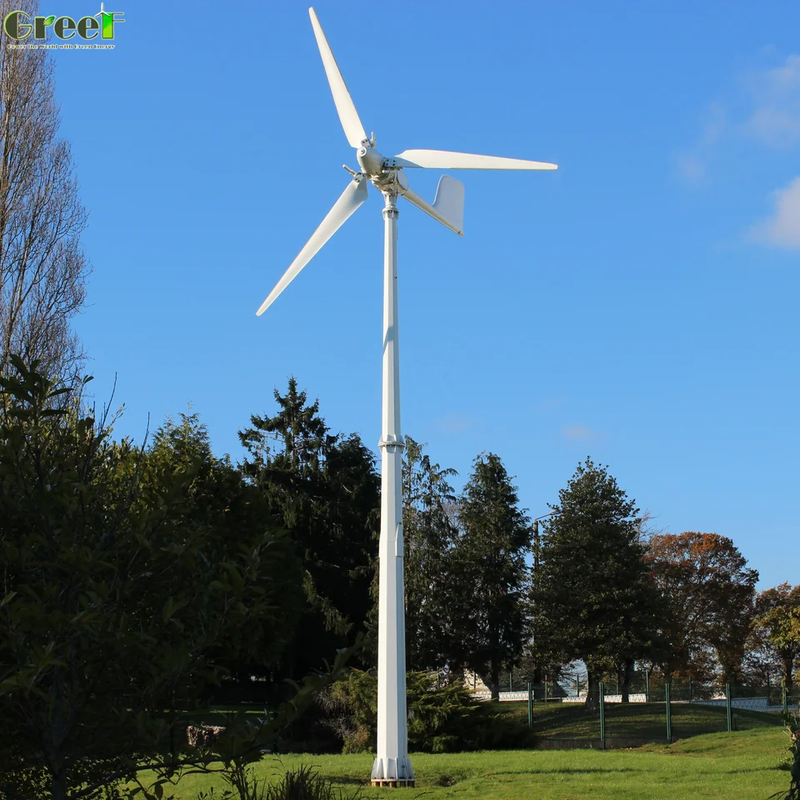 20KW / 30KW Pitch-Control-Windturbine Variable Pitch Technologie 30% Höhere Stromerzeugung Geringe Anlaufwindgeschwindigkeit 2,5 m/s