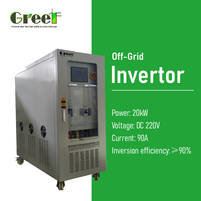 Erdmontierte Lithium-Ionen-/Gel-Batterie Solarsystem 48-240V Ausgangsspannung 24 Stunden Betrieb MPPT/PWM-Steuerung.