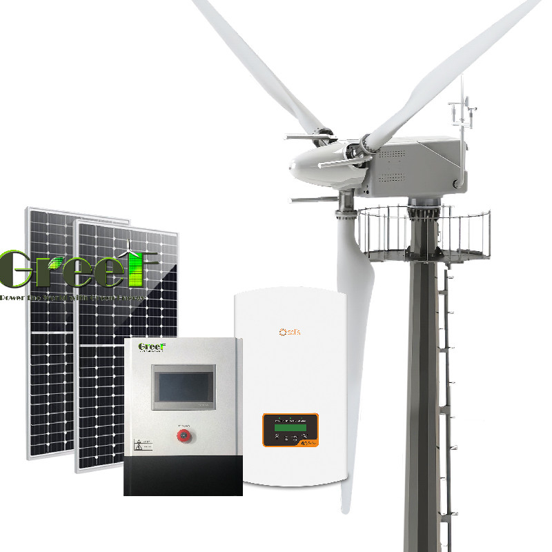 20KW / 30KW Pitch-Control-Windturbine Variable Pitch Technologie 30% Höhere Stromerzeugung Geringe Anlaufwindgeschwindigkeit 2,5 m/s