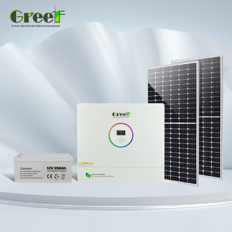 5KW 10kW On-Grid Off-Grid Solarenergiesystem mit Speicherbatterie für den Hausgebrauch