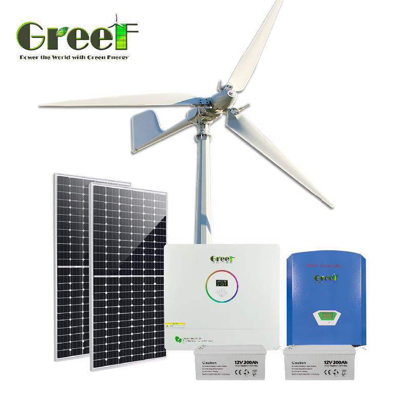50Hz/60Hz Ausgangsfrequenz Off-Grid-Solarsystem mit Lithium-Ionen-Batterie-Typ