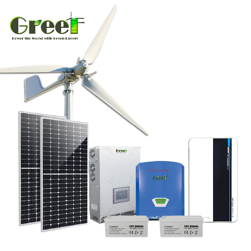 50Hz/60Hz Ausgangsfrequenz Off-Grid-Solarsystem mit Lithium-Ionen-Batterie-Typ