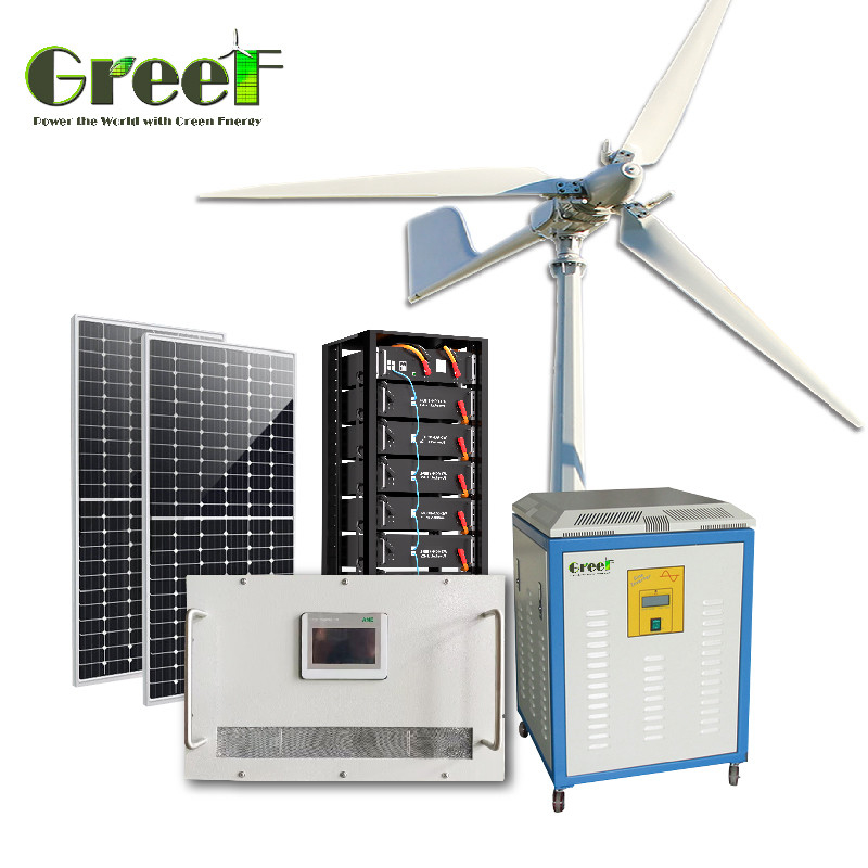 50Hz/60Hz Ausgangsfrequenz Off-Grid-Solarsystem mit Lithium-Ionen-Batterie-Typ