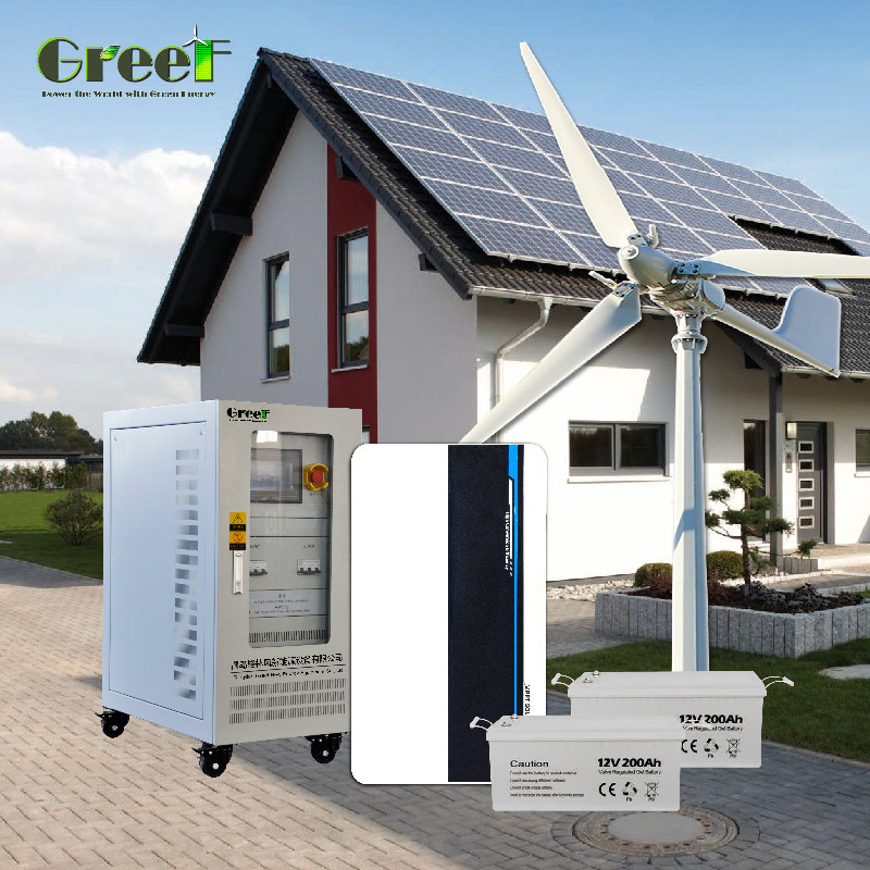 5 kW Lastleistung Kleines Off-Grid-Solarsystem mit PWM-Ladegerät