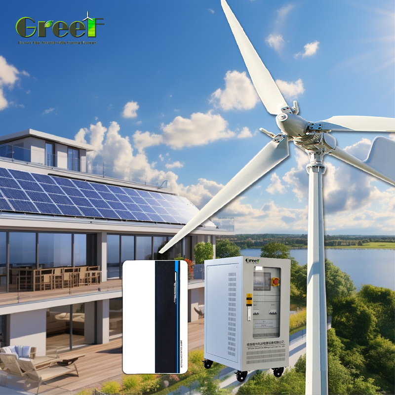 Erdmontiertes Off-Grid-Solarsystem mit 48VDC Batteriespannung und 50Hz/60Hz Ausgangsfrequenz