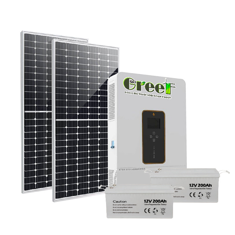 230-Vac-Einphasen-Hybrid-Solarsystem mit reinem Sinus-Wellen-Inverter und LCD-Display