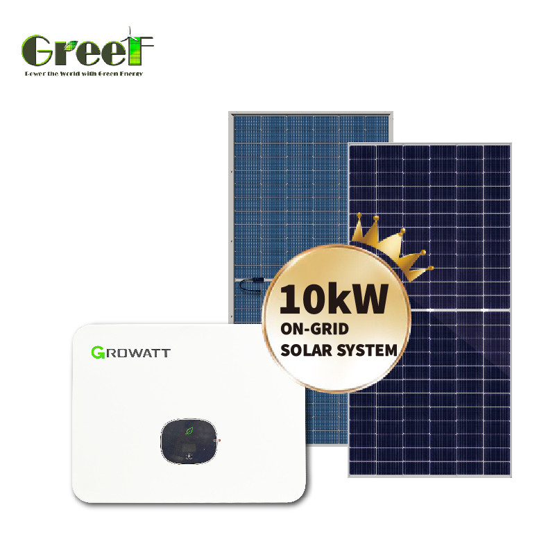 Monokristallines Silizium-Solarpanelsystem mit Überwachung von 1kW-100kW