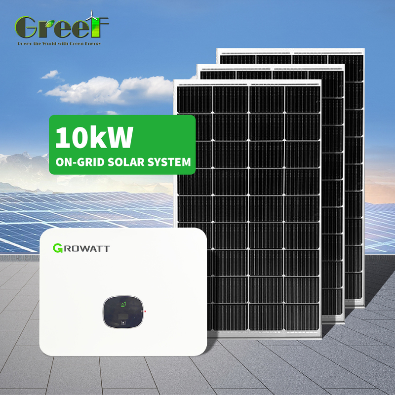 Echtzeit-Überwachung des Netzverbindungssystems 1kW-100kW Kapazität Monokristallines Panel