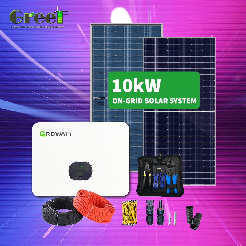 3 Jahre Gewährleistungszeit für Solarnetzsysteme mit monokristallinen Solarzellen und Überwachungssystem