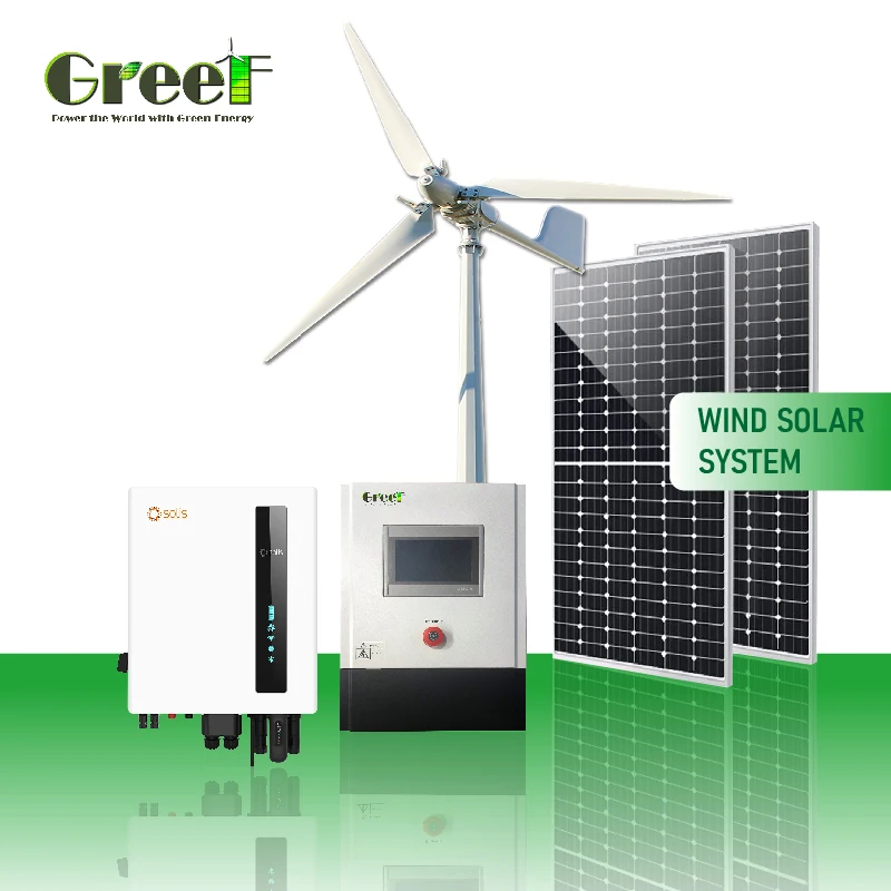 Up Wind Gieren Blattverstellung Windturbine mit Dreiphasen-Permanent-AC-Magnetgenerator 5KW hohe Stromerzeugungseffizienz