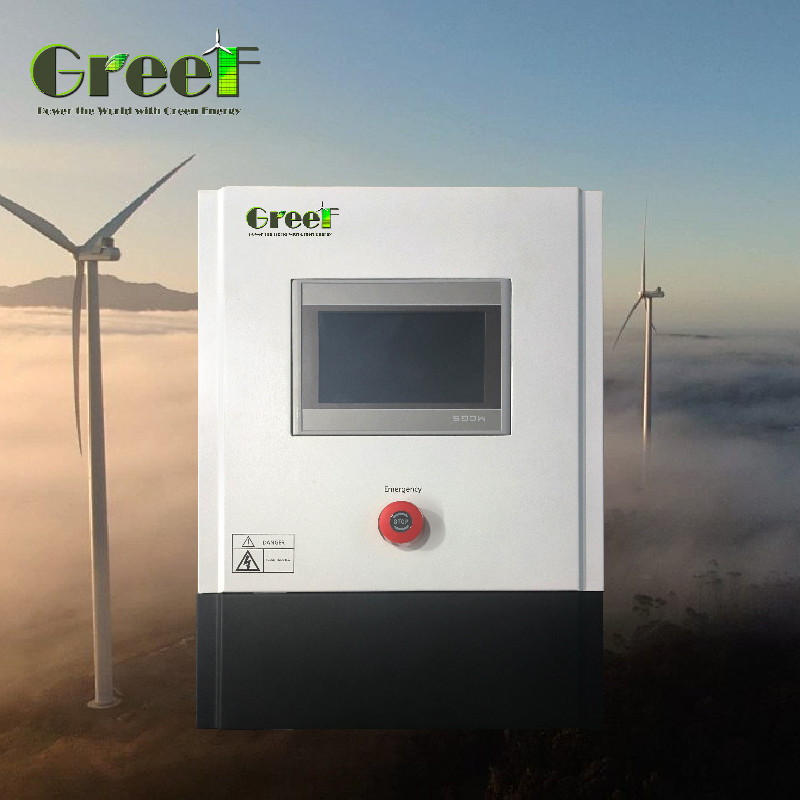 3kw 5kw 10kw Windkraftanlage mit Netzsteuerung mit Wechselrichter für Hybridsystem