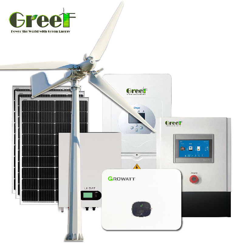 LCD-Reine Sinuswelle Solar- und Wind-Hybrid-Stromgenerator mit 110v und 220v Ausgangsspannung