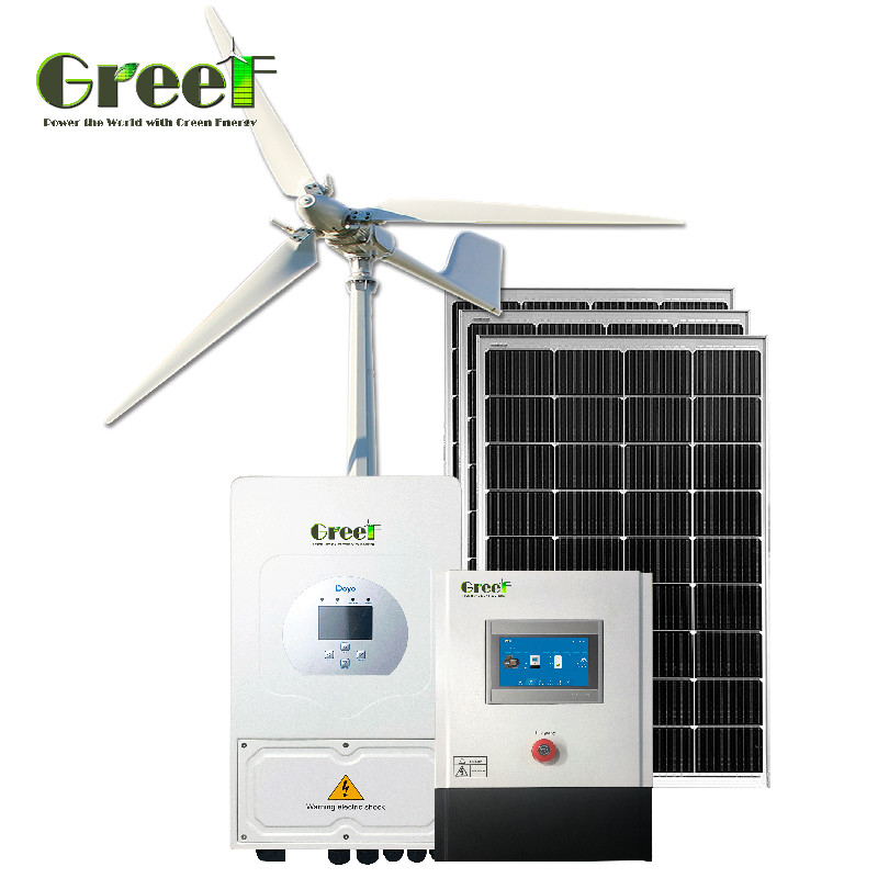 Netzgekoppelter / Hybrid-Windturbinen-Controller 2kW 3kW 5kW 10kW DC-Ausgangstyp für Windturbinen-Wasserturbinen-Systemlösung