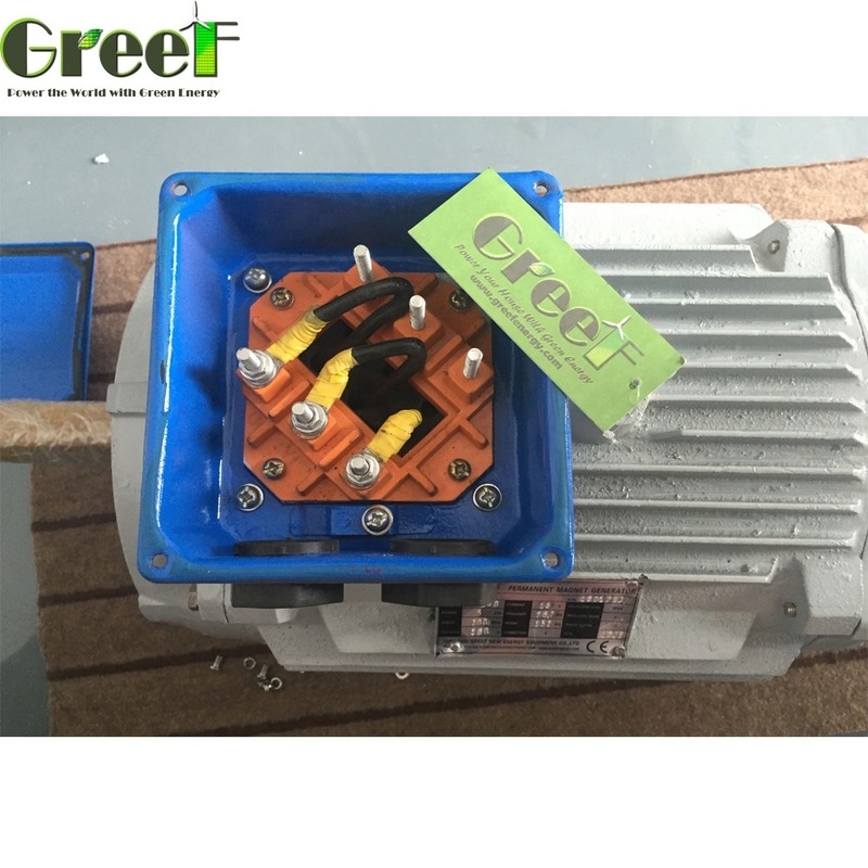 Horizontal- und Vertikalwellen-Permanentmagnetgenerator Nennleistung 0,5 kW-5000 kW für die Industrie