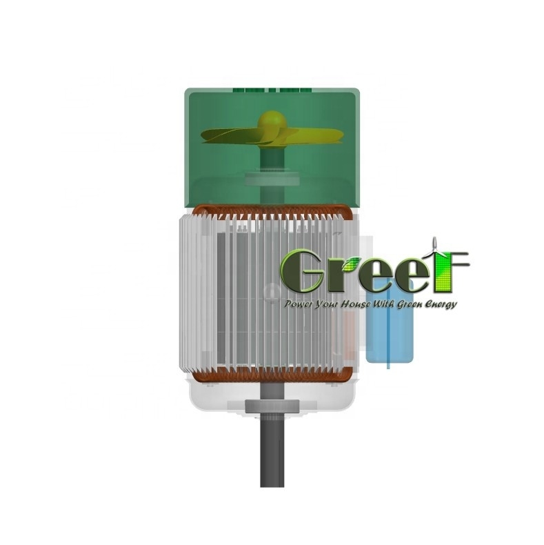 Dauermagnetgenerator mit horizontaler und vertikaler Welle mit Aluminiumlegierungsblatt