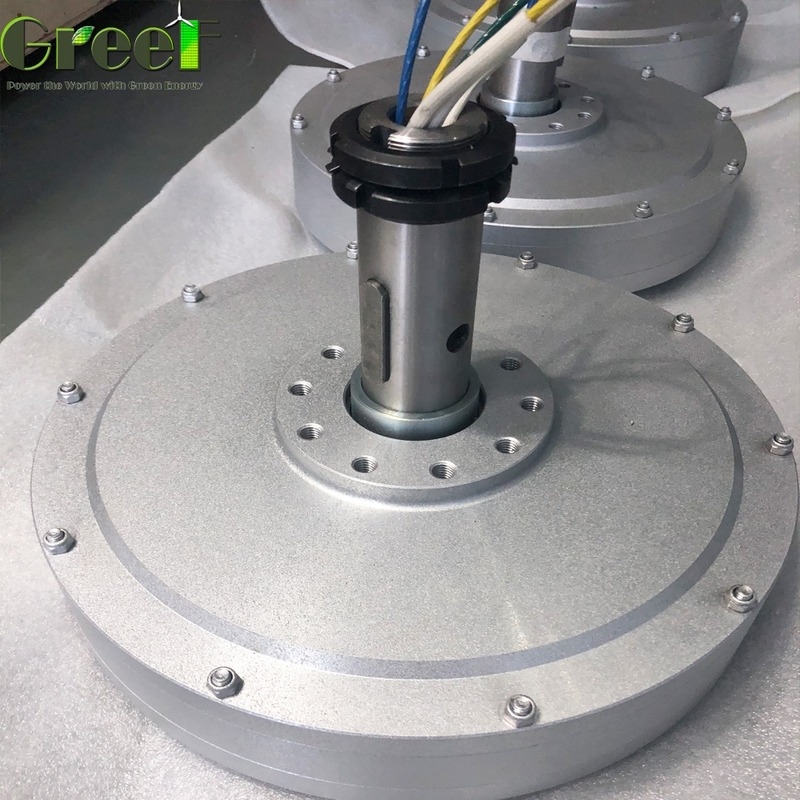 5kw Niedrigumdrehzahl Niedrige Drehgeschwindigkeit Innerer Rotor Außenrotor Permanenter Magnetgenerator Alternator für Windkraftanlagen zu Hause