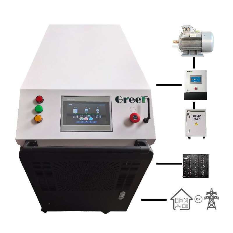 Off-Grid-Leistungsumrichter mit Leistungsfaktor > 0.99, Intelligente Luftkühlung und LCD Smart Touchscreen für eine effiziente Energieumwandlung