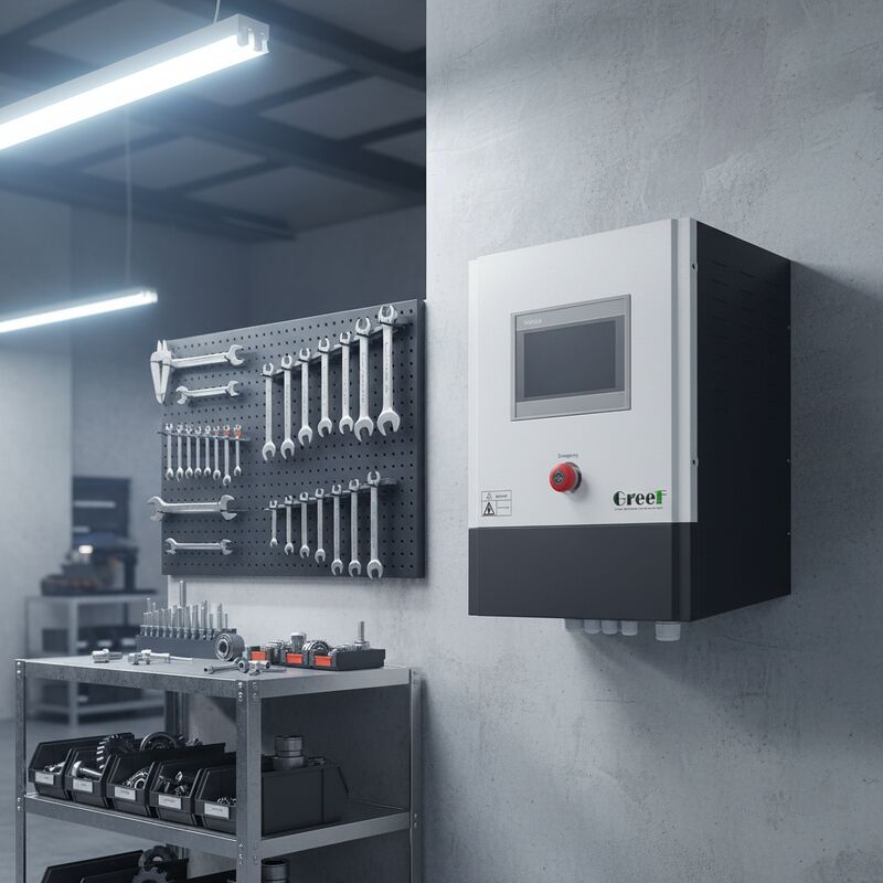 Manuelle Funktionswiederherstellung auf dem Netzsteuergerät mit Zwangsluftkühlung und regulierter Energieversorgung für ein effizientes Strommanagement