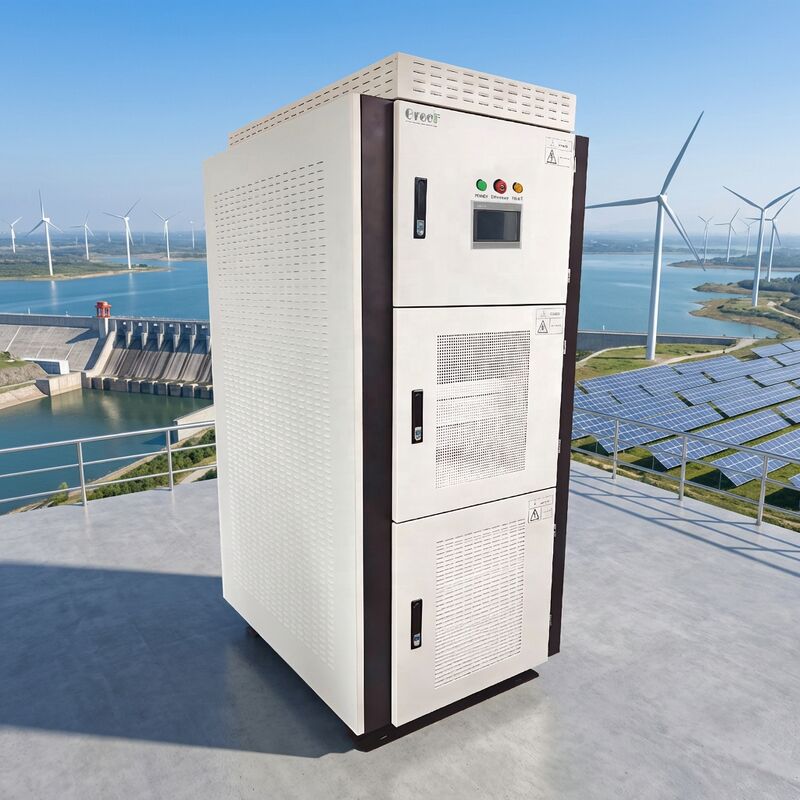 Maximale Effizienz 95 Prozent Netzgekoppelter Wechselrichter Nennleistung 100 kW 150 kW 200 kW 250 kW 300 kW 500 kW 600 kW 700 kW 800 kW 1000 kW AC-Spannungsarbeitsbereich 150 V bis 550 V