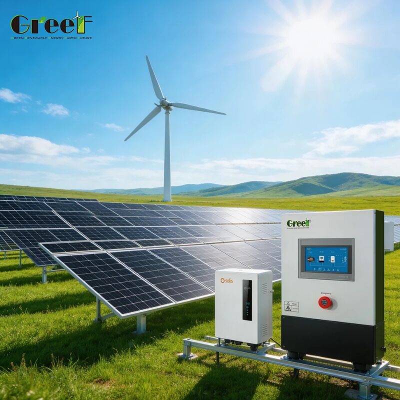 4000m Betriebshöhe 95% Effizienz MPPT-Regler Hybrid-Solaranlage Wind-Solar-Hybridgenerator