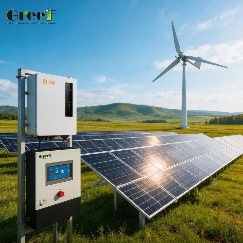 95% Effizienz Hybrid-Solaranlage mit MPPT-Regler und 4000m Betriebshöhe für den privaten und gewerblichen Gebrauch