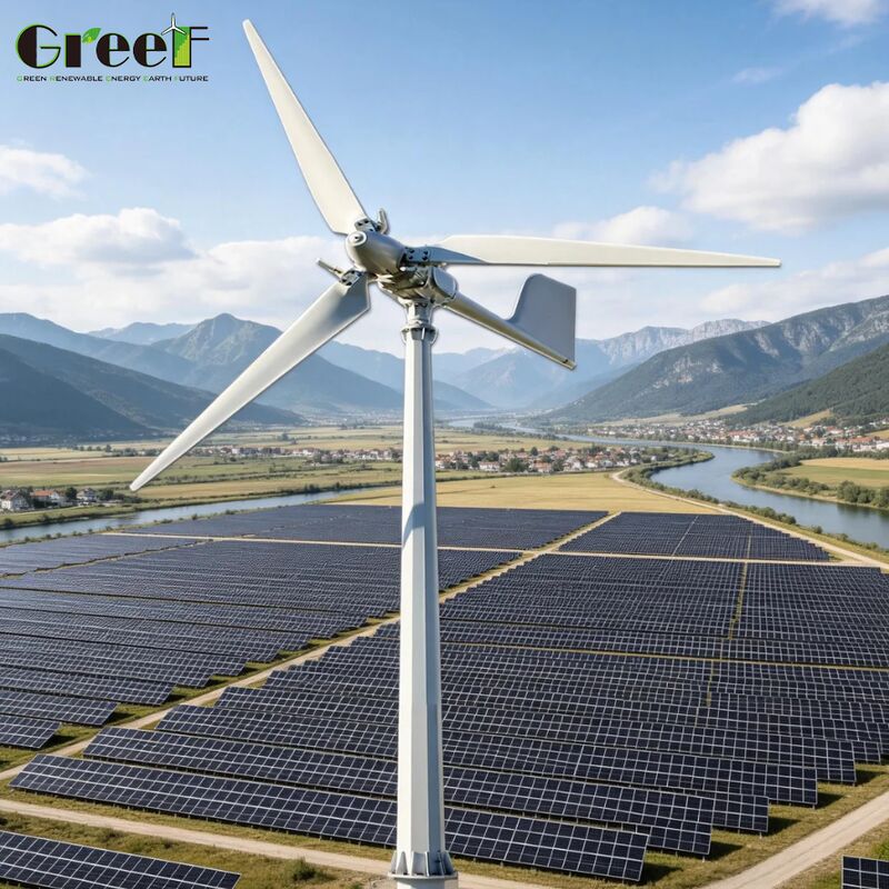 IEC-zertifiziertes LiFePO4-Batterie-Typ-Wind-Solar-Hybrid-System mit Betriebstemperatur von minus 25 bis 60 Grad Celsius