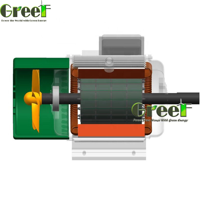 Hocheffizienter Permanentmagnetgenerator mit niedriger Drehzahl und IP54-Schutz für die Energieumwandlung