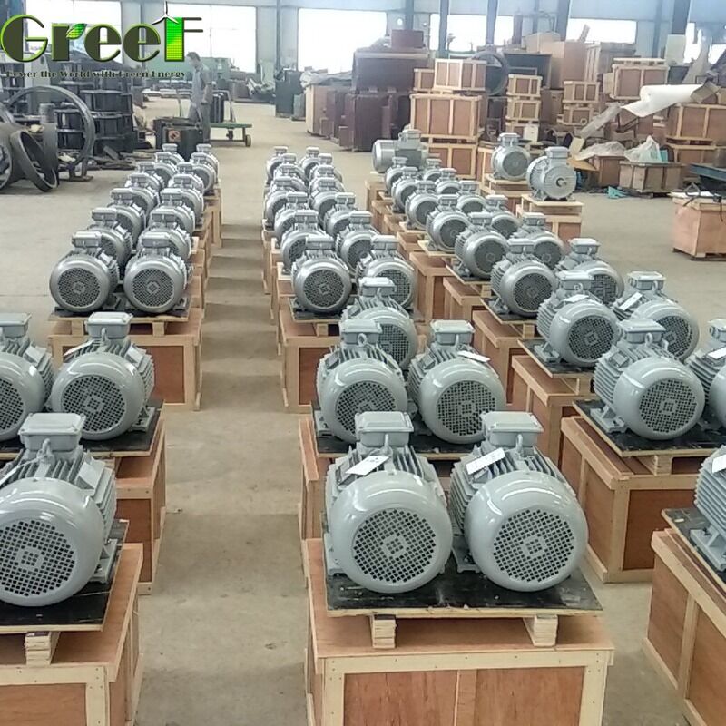 Kupfer-Stator-Permanentmagnetgenerator Einphasen- oder Dreiphasengenerator Material 100 Prozent Kupferdraht Nd Fe B Entwickelt für Energie