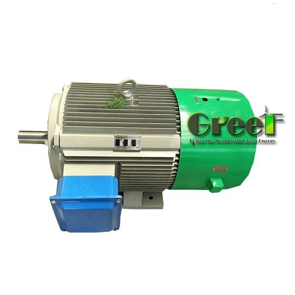 Horizontale Welle NdFeB-Magnet 3-Phasen-Wechselstrom-Permanentmagnetgenerator für die industrielle Stromerzeugung 500W-5000kW