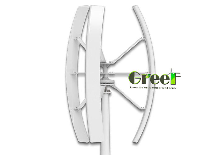 Nd-Fe-B-Generator Material für Vertikalachse-Windturbine mit 3 Stück GFK-Blättern und ≤20dB Geräuschpegel