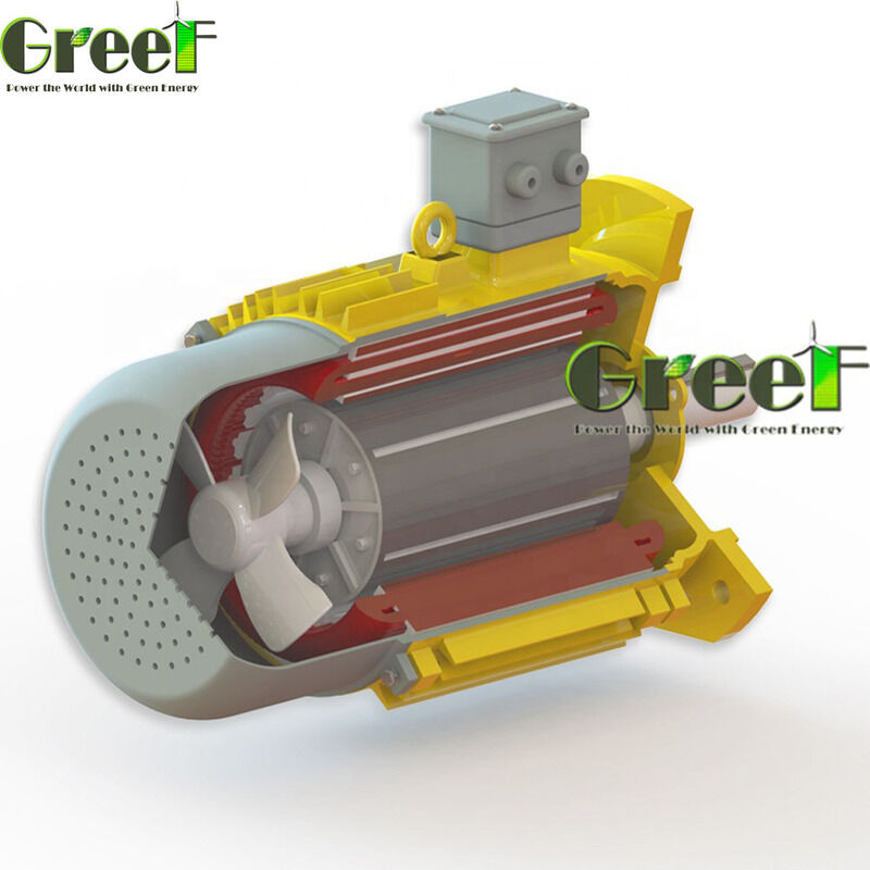 Bürstenloser Permanentmagnetmotor mit 750 W bis 5 MW und einem Drehzahlbereich von 750 bis 3000 U/min, ideal für Energiemotorsysteme und -antriebe
