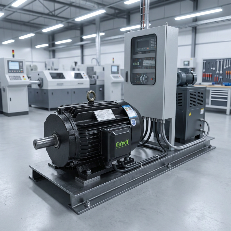 IE5 Hocheffizienter Permanentmagnet-Synchronmotor mit 97% Wirkungsgrad und Leistungsbereich von 0,55-315 kW