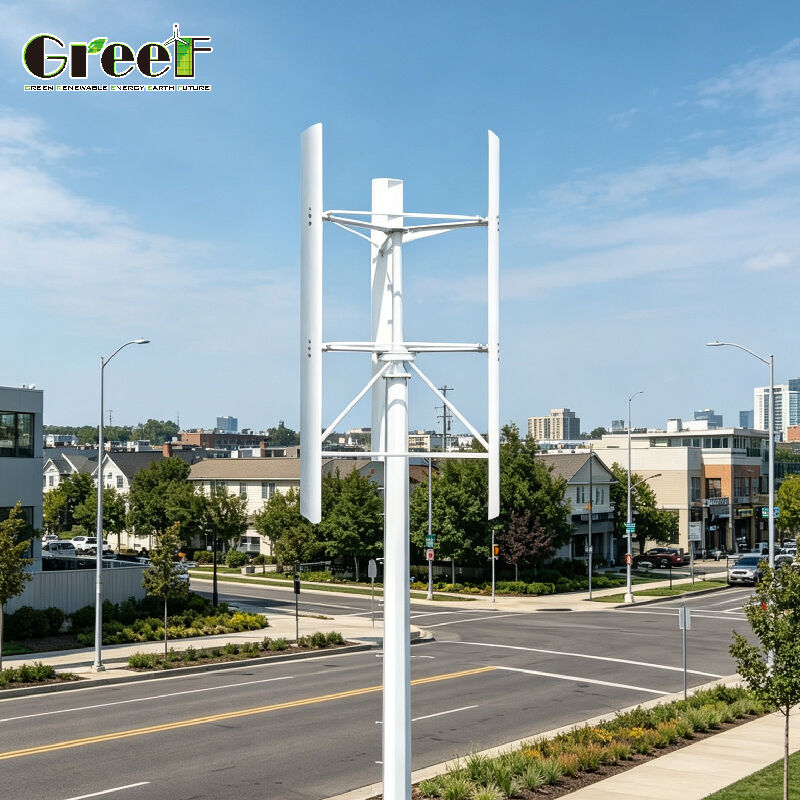 Windkraftanlage mit 20°C bis 60°C Betriebsbereich, Überlebenswindgeschwindigkeit von 45 m/s und Einschnittgeschwindigkeit von 2 M/s