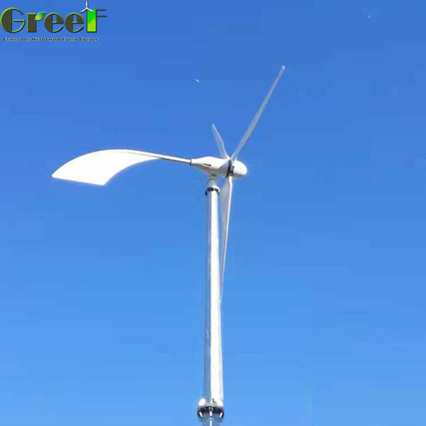 Alternative Energie 3-Phasen-Gitter gebundenes Horizontalachsen-Windturbinen-Stromversorgungssystem 1KW