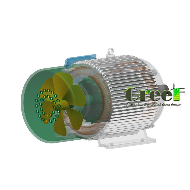 80kw 3 Phase Ac Niedrigumdrehzahl Hocheffizienz Seltene Erden Permanentmagnet Synchrongenerator/ Niedriggeschwindigkeitsalternator