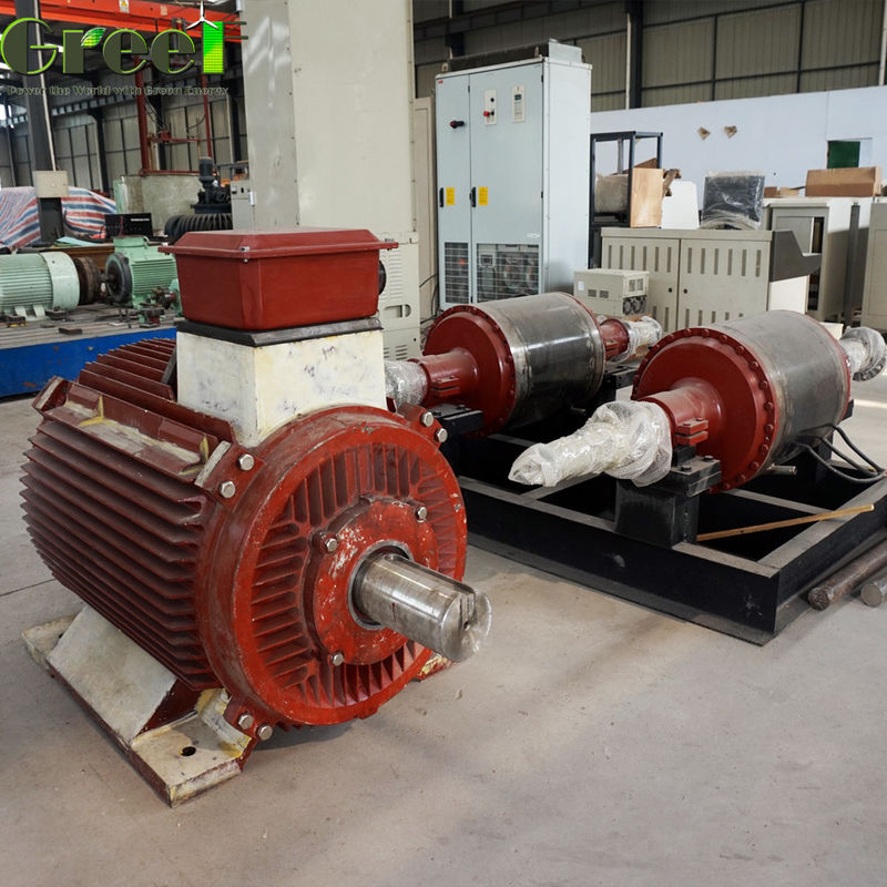 20 RPM 100 RPM Niedrigdrehzahl 100KW 200KW Permanenter Magnetalternator Wasserenergiegenerator