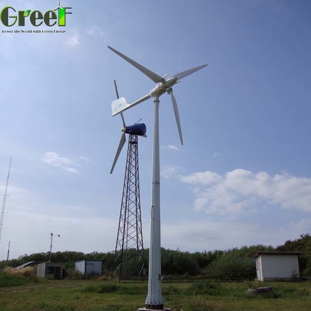 SWT 5kw 10kw Pitch Control Windkraftanlage mit LiFePO4-Batterie für ein umweltfreundliches Energiesystem