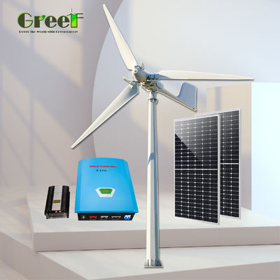 Effizienz Monokristallines Silizium-Solarsystem Bodenbefestigung 48-240V 5kW-100kW Arbeitslast